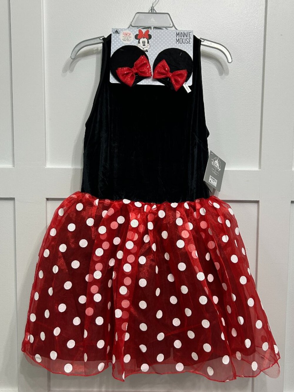 Disney Parks Minnie Mouse Costume Tutu Dress + Ears — Women’s Medium NWT 🎀🐭❤️